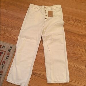 Reformation Cream Jeans